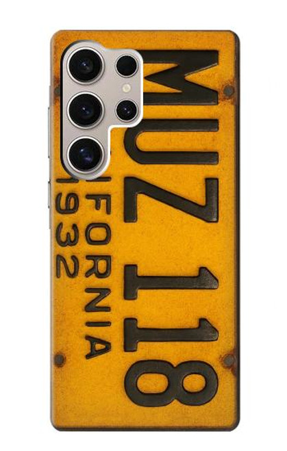 S4060 Vintage California Car License Plate Case For Samsung Galaxy S24 Ultra