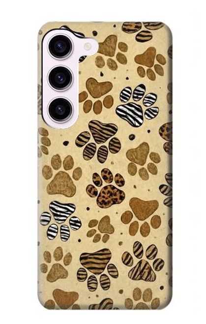S4032 Wild Animal Paw Foot Print Case For Samsung Galaxy S23