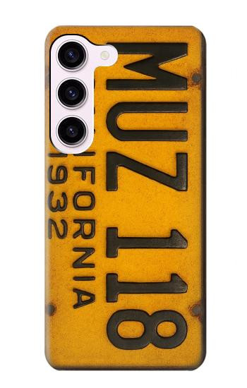 S4060 Vintage California Car License Plate Case For Samsung Galaxy S23