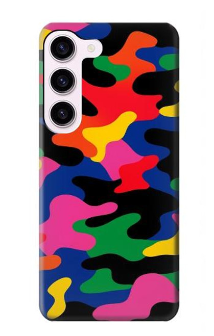 S4072 Colorful Camouflage Case For Samsung Galaxy S23