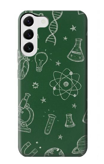 S4059 Science Chalkboard Graphic Case For Samsung Galaxy S23 Plus