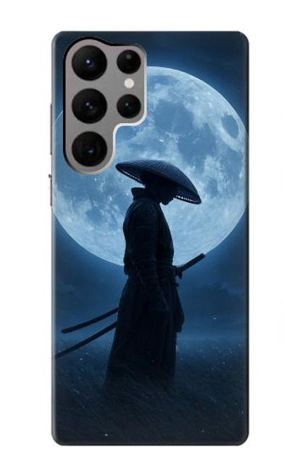 S4034 Samurai Moon Night Case For Samsung Galaxy S23 Ultra