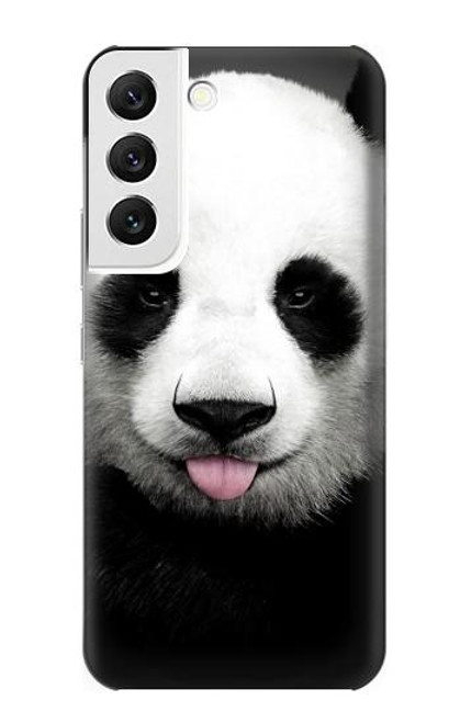 S4049 Cute Panda Stick Out Tongue Case For Samsung Galaxy S22