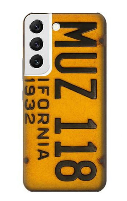 S4060 Vintage California Car License Plate Case For Samsung Galaxy S22