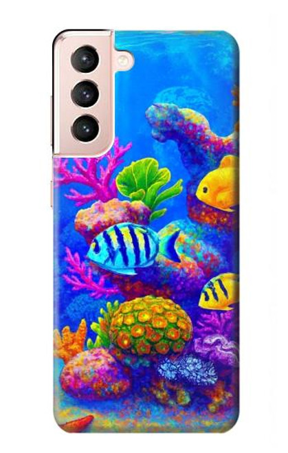 S4058 Colorful Aquarium Case For Samsung Galaxy S21 5G
