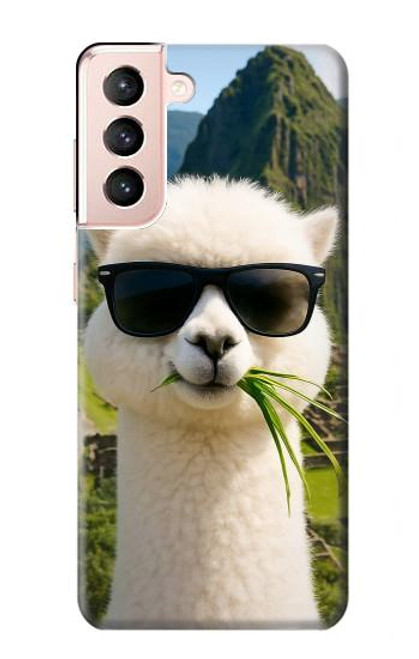 S4069 Alpaca Sunglasses Case For Samsung Galaxy S21 5G