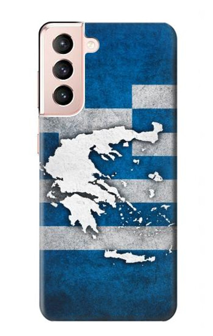 S4074 The Flag of Greece Case For Samsung Galaxy S21 5G