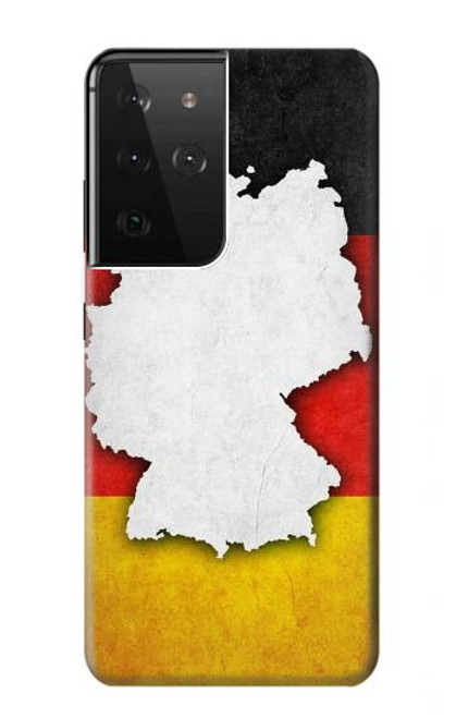 S4055 Germany Flag Case For Samsung Galaxy S21 Ultra 5G