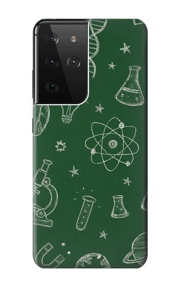 S4059 Science Chalkboard Graphic Case For Samsung Galaxy S21 Ultra 5G