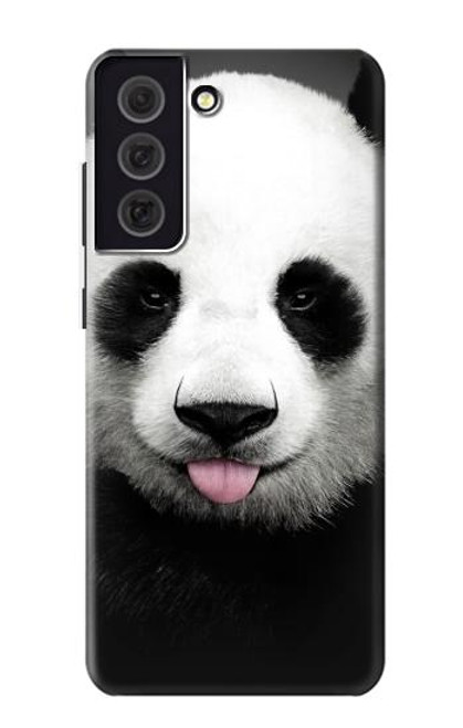 S4049 Cute Panda Stick Out Tongue Case For Samsung Galaxy S21 FE 5G