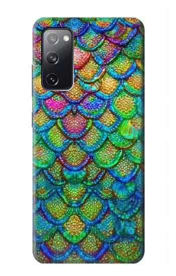 S4071 Colorful Mermaid Scale Case For Samsung Galaxy S20 FE