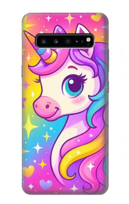 S4057 Cute Unicorn Cartoon Case For Samsung Galaxy S10 5G