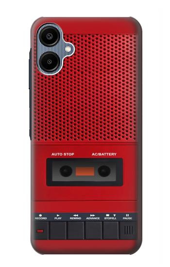 S4073 Vintage Red Cassette Player Graphic Case For Samsung Galaxy A06