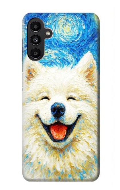 S4064 Smile Dog Van Gogh Starry Night Case For Samsung Galaxy A13 5G