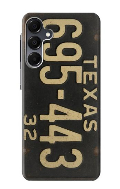 S4061 Vintage Texas Car License Plate Case For Samsung Galaxy A16 5G