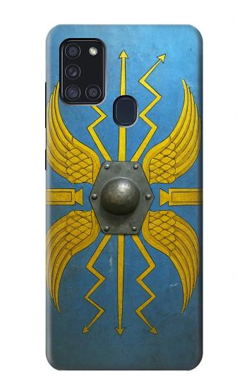 S4052 Blue Roman Shield Case For Samsung Galaxy A21s