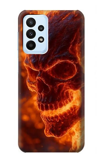 S4062 Fire Skull Case For Samsung Galaxy A23