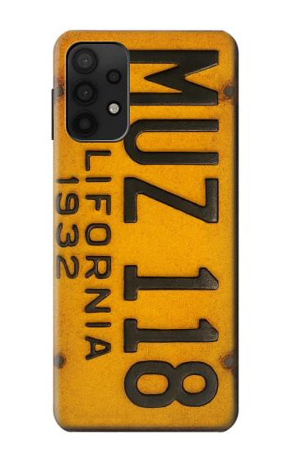 S4060 Vintage California Car License Plate Case For Samsung Galaxy A32 5G