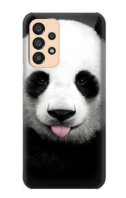 S4049 Cute Panda Stick Out Tongue Case For Samsung Galaxy A33 5G