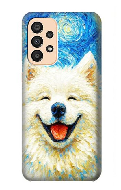 S4064 Smile Dog Van Gogh Starry Night Case For Samsung Galaxy A33 5G