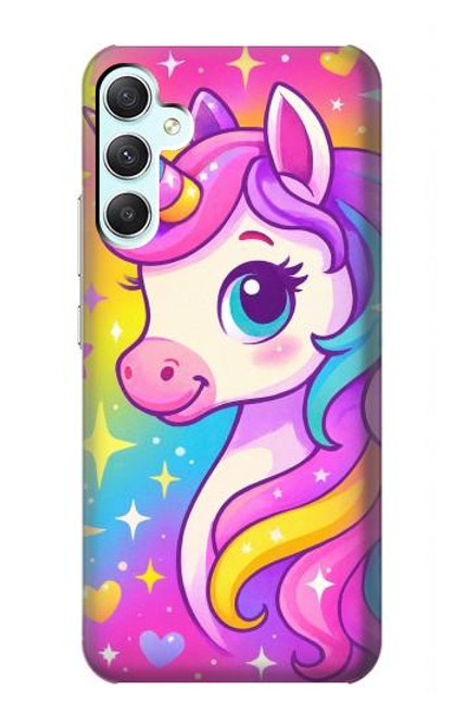 S4057 Cute Unicorn Cartoon Case For Samsung Galaxy A34 5G