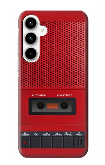 S4073 Vintage Red Cassette Player Graphic Case For Samsung Galaxy A35 5G