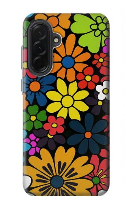S4043 Colorful Flowers Cartoon Case For Samsung Galaxy A36