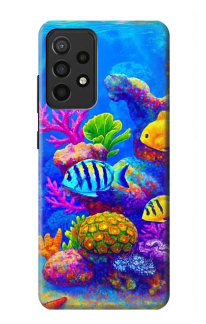 S4058 Colorful Aquarium Case For Samsung Galaxy A52, Galaxy A52 5G