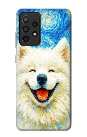 S4064 Smile Dog Van Gogh Starry Night Case For Samsung Galaxy A52, Galaxy A52 5G