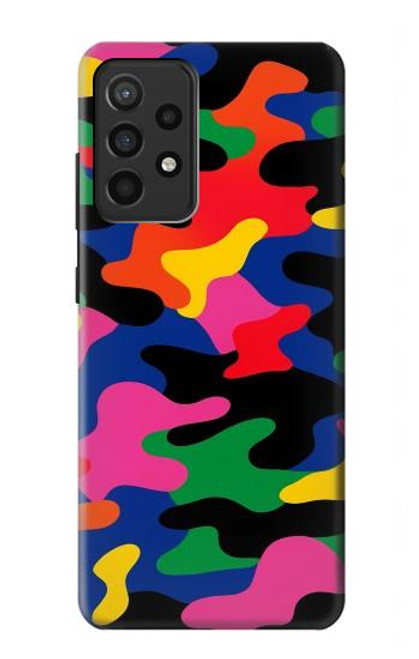 S4072 Colorful Camouflage Case For Samsung Galaxy A52, Galaxy A52 5G