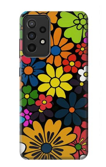 S4043 Colorful Flowers Cartoon Case For Samsung Galaxy A52s 5G