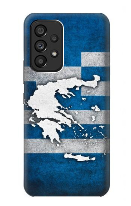 S4074 The Flag of Greece Case For Samsung Galaxy A53 5G