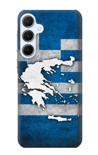 S4074 The Flag of Greece Case For Samsung Galaxy A55 5G