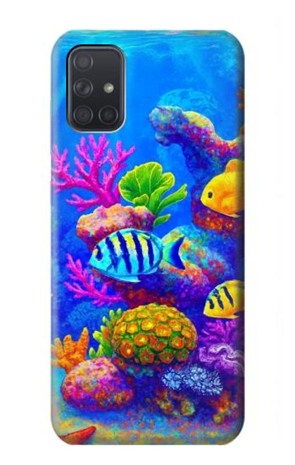S4058 Colorful Aquarium Case For Samsung Galaxy A71 5G