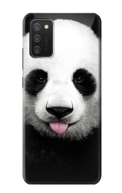 S4049 Cute Panda Stick Out Tongue Case For Samsung Galaxy A03S