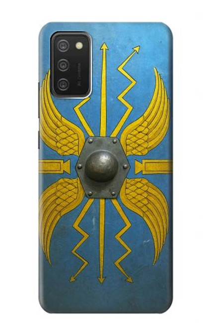 S4052 Blue Roman Shield Case For Samsung Galaxy A03S