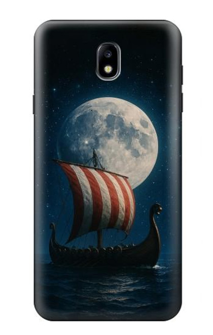 S4040 Viking War Ship Case For Samsung Galaxy J7 (2018), J7 Aero, J7 Top, J7 Aura, J7 Crown, J7 Refine, J7 Eon, J7 V 2nd Gen, J7 Star