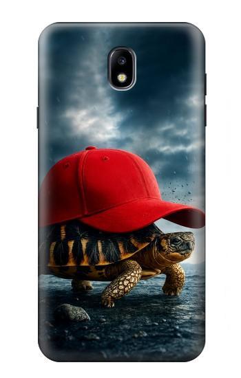 S4056 Madagascar Turtle Red Cap Case For Samsung Galaxy J7 (2018), J7 Aero, J7 Top, J7 Aura, J7 Crown, J7 Refine, J7 Eon, J7 V 2nd Gen, J7 Star