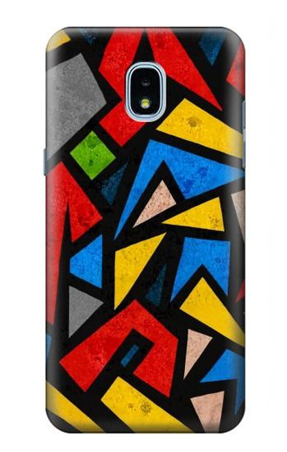 S4044 Street Art Abstract Graphics Case For Samsung Galaxy J3 (2018), J3 Star, J3 V 3rd Gen, J3 Orbit, J3 Achieve, Express Prime 3, Amp Prime 3