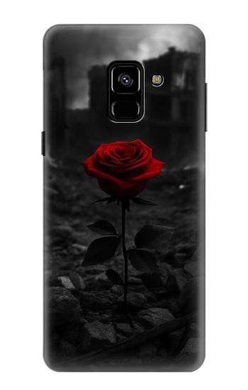 S4048 Red Rose Ruins Case For Samsung Galaxy A8 (2018)