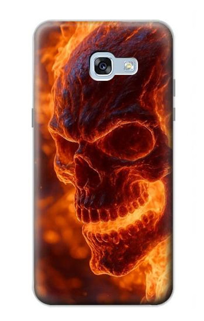 S4062 Fire Skull Case For Samsung Galaxy A5 (2017)