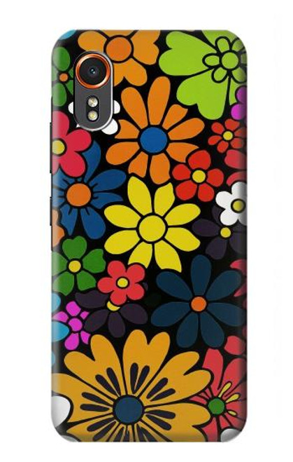 S4043 Colorful Flowers Cartoon Case For Samsung Galaxy XCover7