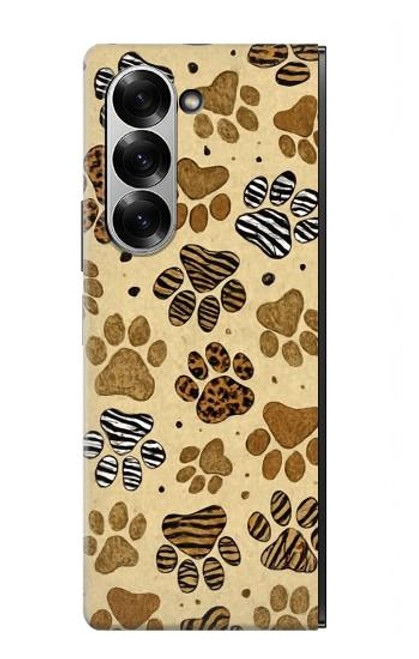 S4032 Wild Animal Paw Foot Print Case For Samsung Galaxy Z Fold 6