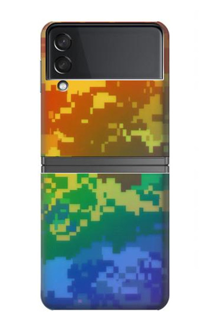 S4047 LGBTQ Camouflage Case For Samsung Galaxy Z Flip 4
