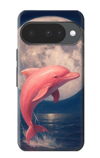 S4045 Dolphin Moon Night Case For Google Pixel 10, 10 Pro