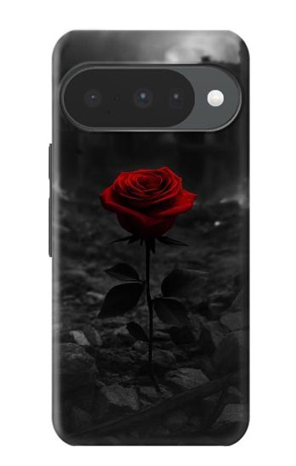 S4048 Red Rose Ruins Case For Google Pixel 10, 10 Pro