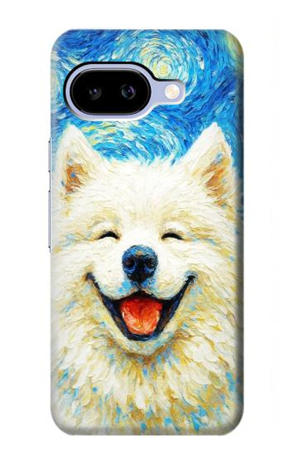 S4064 Smile Dog Van Gogh Starry Night Case For Google Pixel 9a