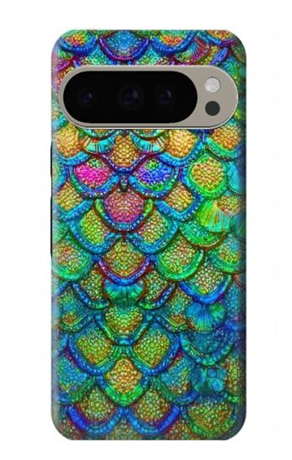 S4071 Colorful Mermaid Scale Case For Google Pixel 9 Pro