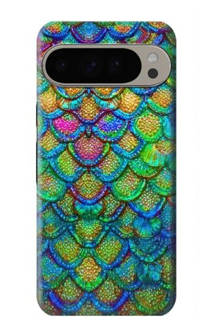S4071 Colorful Mermaid Scale Case For Google Pixel 9 Pro XL