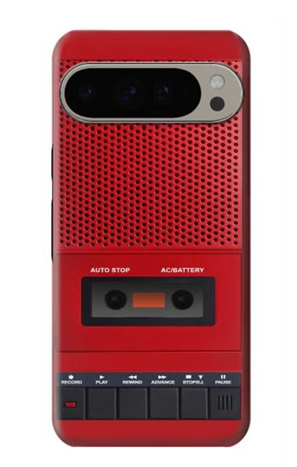 S4073 Vintage Red Cassette Player Graphic Case For Google Pixel 9 Pro XL